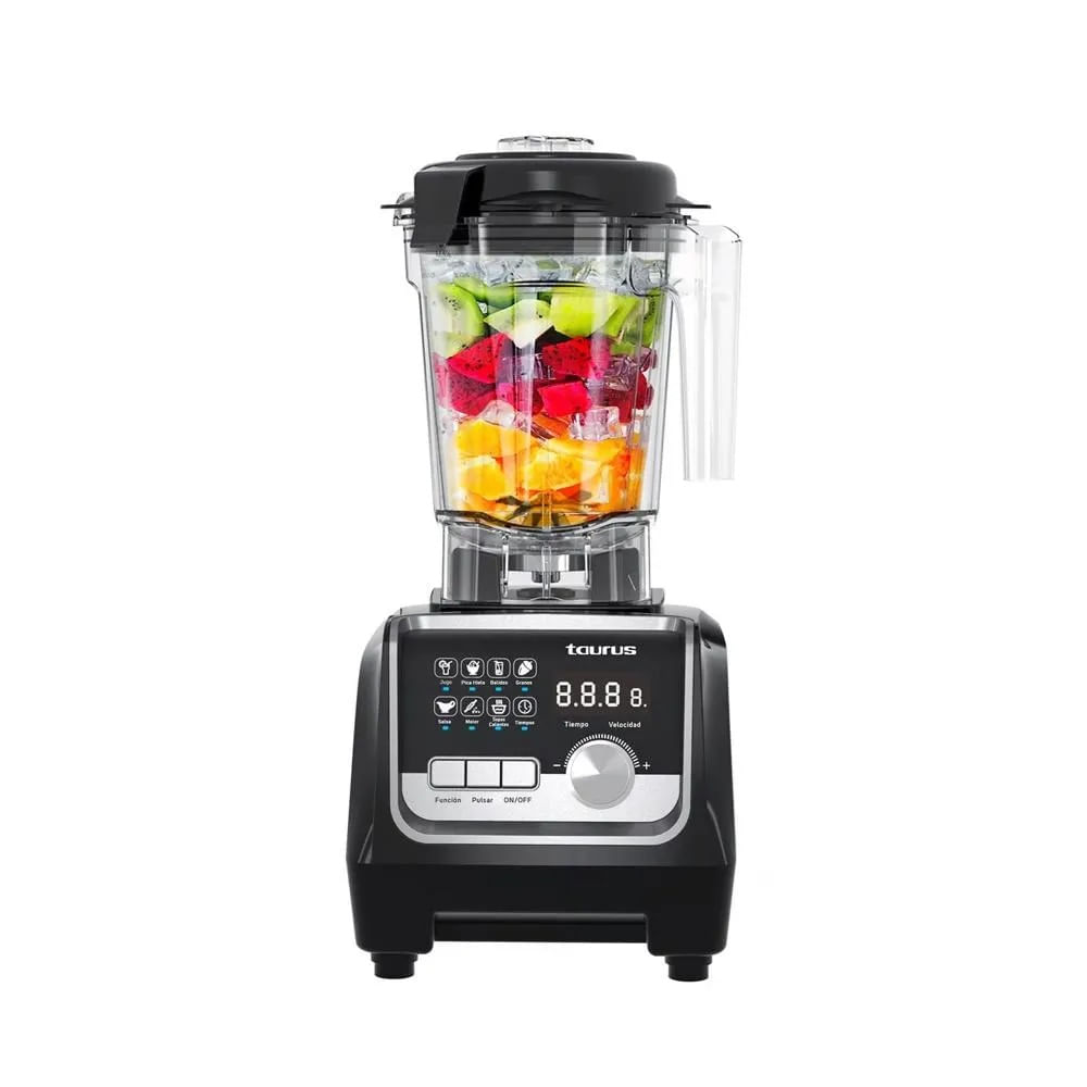 Licuadora Profesional de 2 Lts con 8 Funiones Tarus Elite  Negro