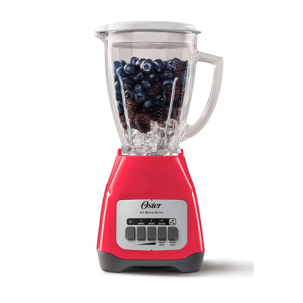 Licuadora Oster 2 Velocidades, 1.5 lt Vaso de Vidrio BLSTKA Rosado