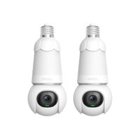 Kit 2 Cámaras de Seguridad WiFi Imou Bulb 2K 3MP Tipo Foco PT 360° Visión Nocturna