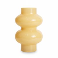 Florero Panadecor Amarillo 21CM Vidrio