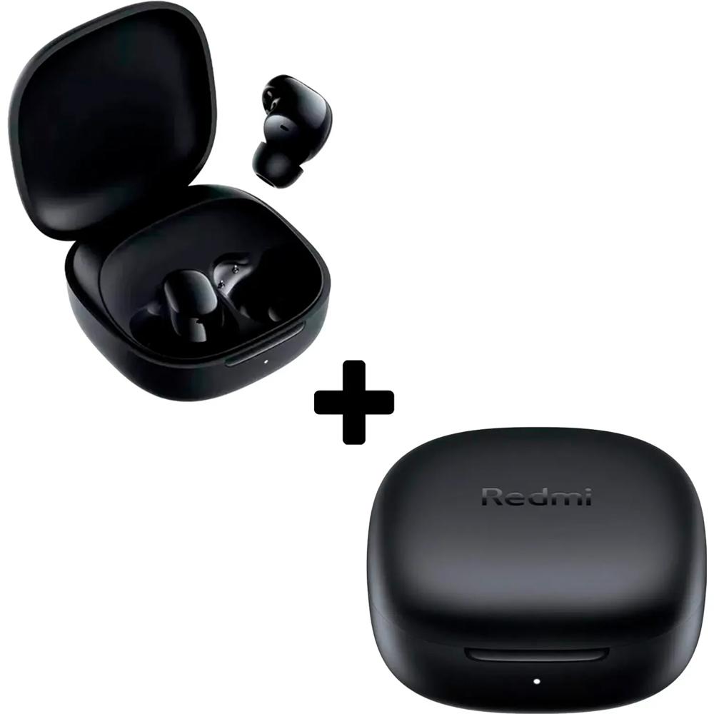 Audífonos Inalámbricos Redmi Buds 6 Play Pack x2 Negro Dúo TWS