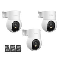 Kit 3 Cámaras Seguridad WiFi Imou Ranger Mini 2K 3MP + Micro SD 128GB Interior Visión 360°