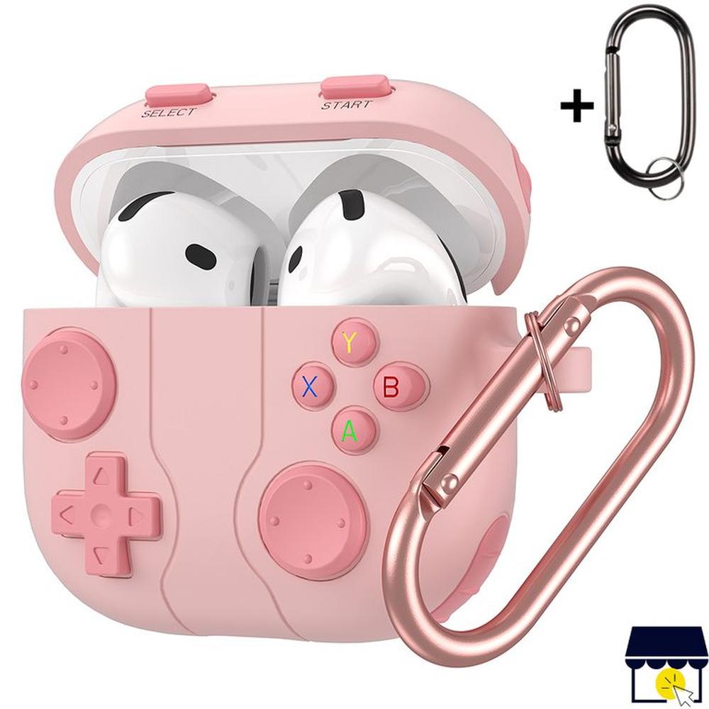 Case funda de silicona para Airpods 4 Gen - Rosa