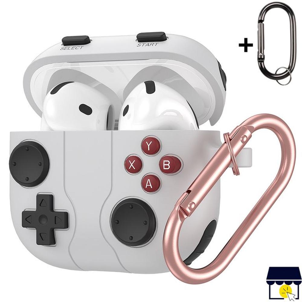 Case funda de silicona para Airpods 3 Gen - Gris Rojo