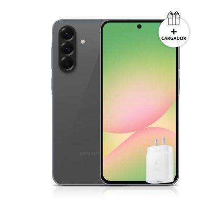 Celular Samsung Galaxy A56 5G 12RAM-256GB Color Negro con Cargador de regalo Celular Samsung Galaxy A56 5G 12RAM-256GB Color Negro con Cargador de regalo