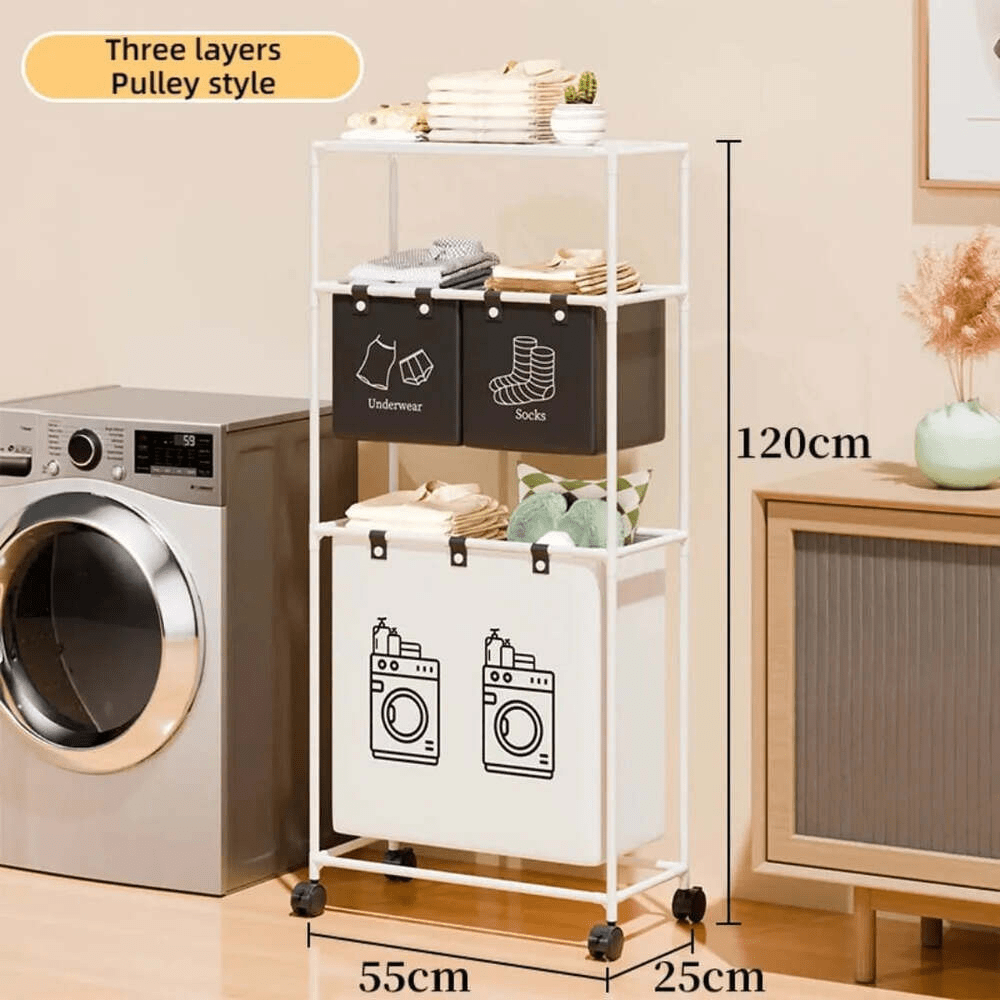 Cesto Organizador de Ropa con Niveles