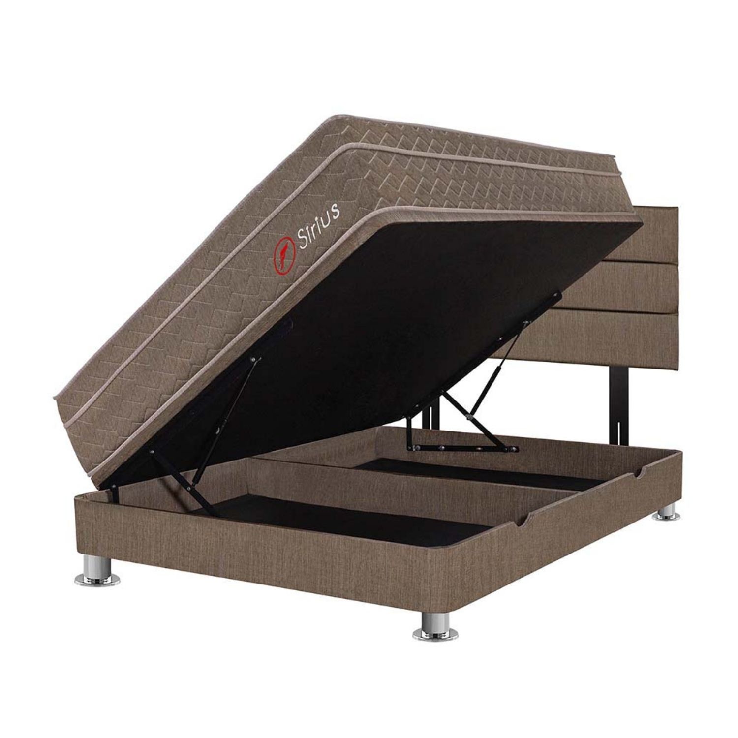 Dormitorio Boxet Marrón Sirius 2 plazas Forli