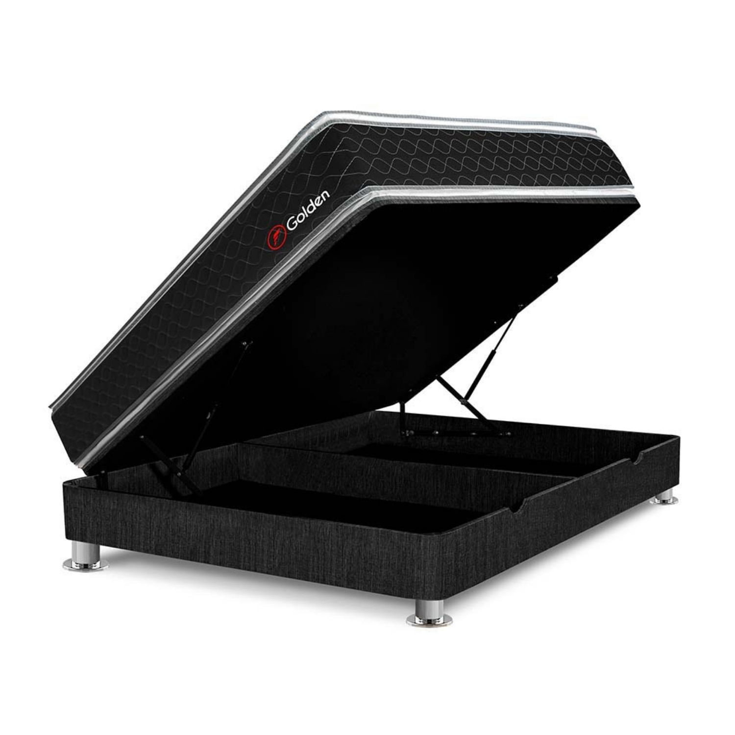 Cama Boxet Gris Golden 2 plazas Forli