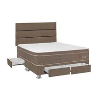 Dormitorio 4 cajones Marrón Sirius King Forli