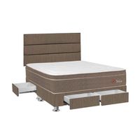 Dormitorio 4 cajones Marrón Sirius Queen Forli