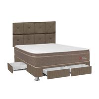 Dormitorio Sirius con 4 cajones 2 plazas + Cabecera Kimiko Forli