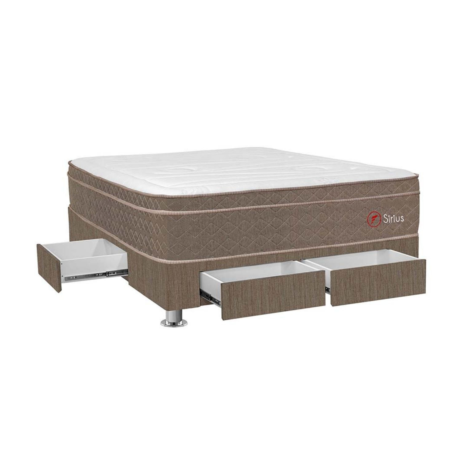 Cama Sirius con 4 cajones 2 plazas Forli