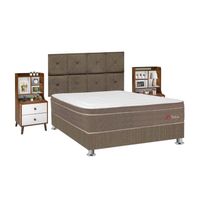Dormitorio Sirius 2 plazas + Velador Repisa Fashion Forli