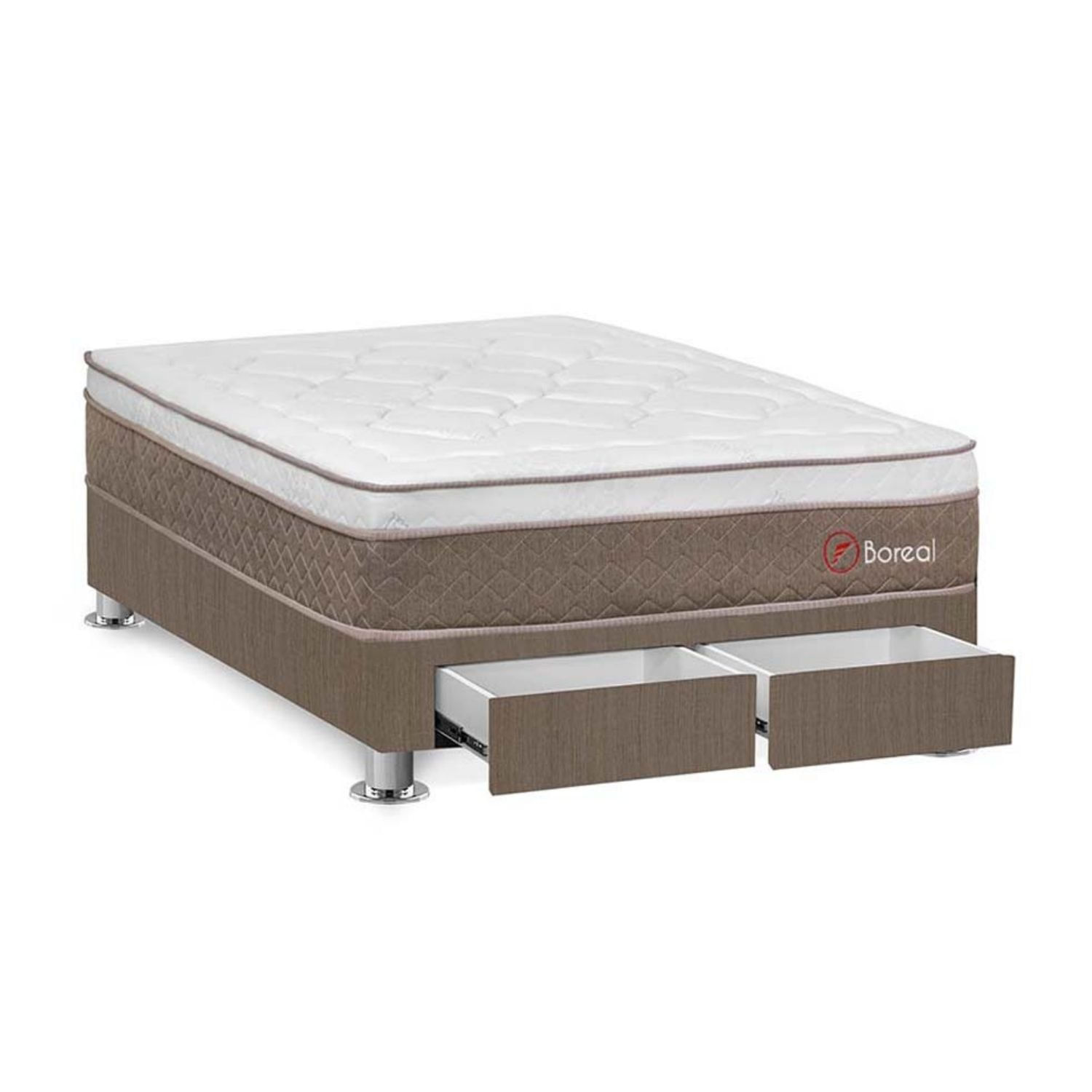 Cama 2 cajones Boreal Pocket Ss 2 plazas Forli