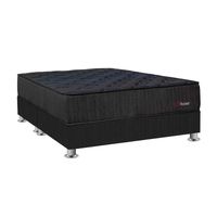 Cama Americana Pocket Negro Queen Forli