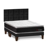 Dormitorio Europeo Golden Queen + Cabecera Forli