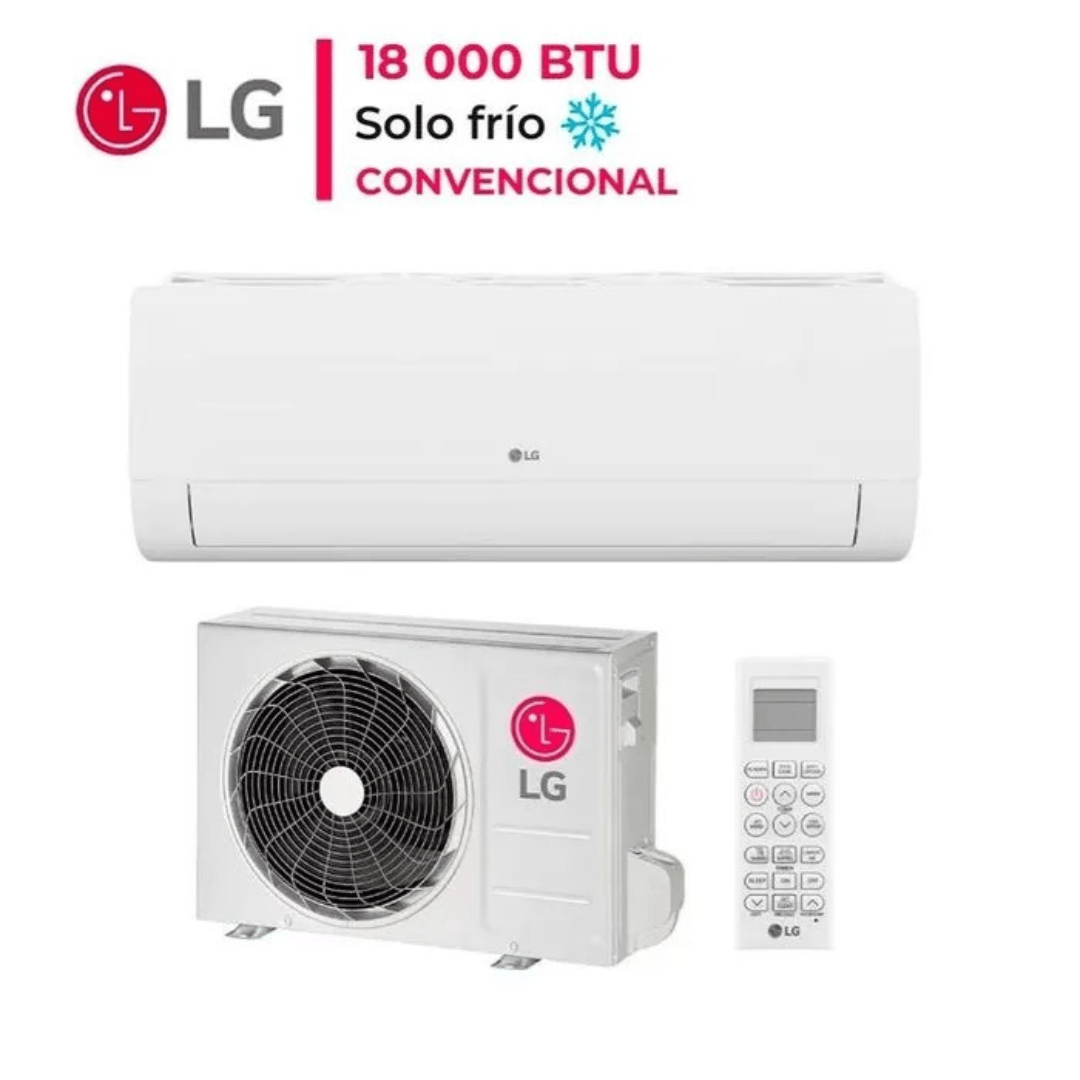 Aire Acondicionado LG 18 000 BTU Frio Solo On Off