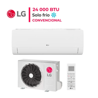Aire Acondicionado LG 24 000 BTU Frio Solo On Off