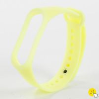 Correa reactiva de silicona para Mi Band 5 y 6 - AMARILLO