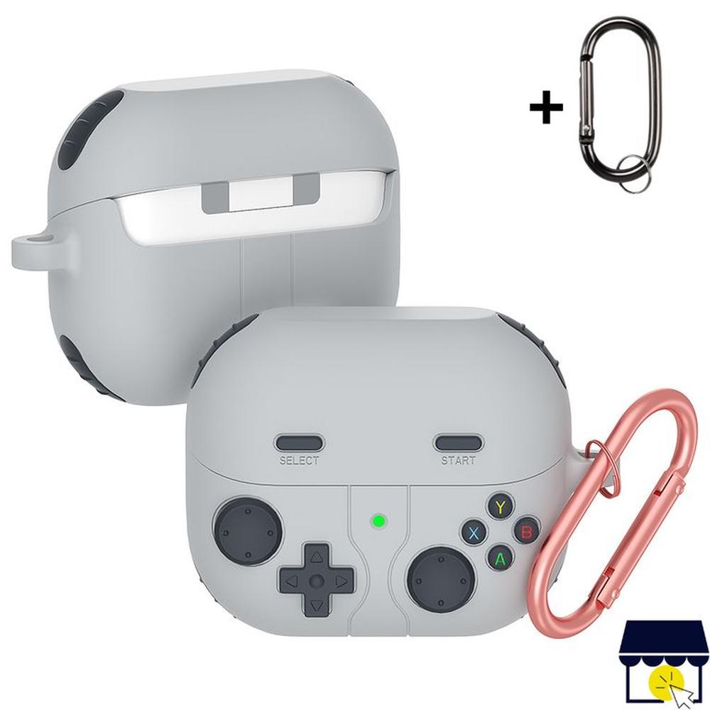 Case funda de silicona para Galaxy Buds 3  3 Pro - Gris