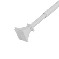 Set Cortinero Simple Extensible Aura Prisma Blanco 13/16 mm 200-250 cm