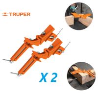 Prensa Esquinera Carpintero Pack 2 unidades Truper 17690
