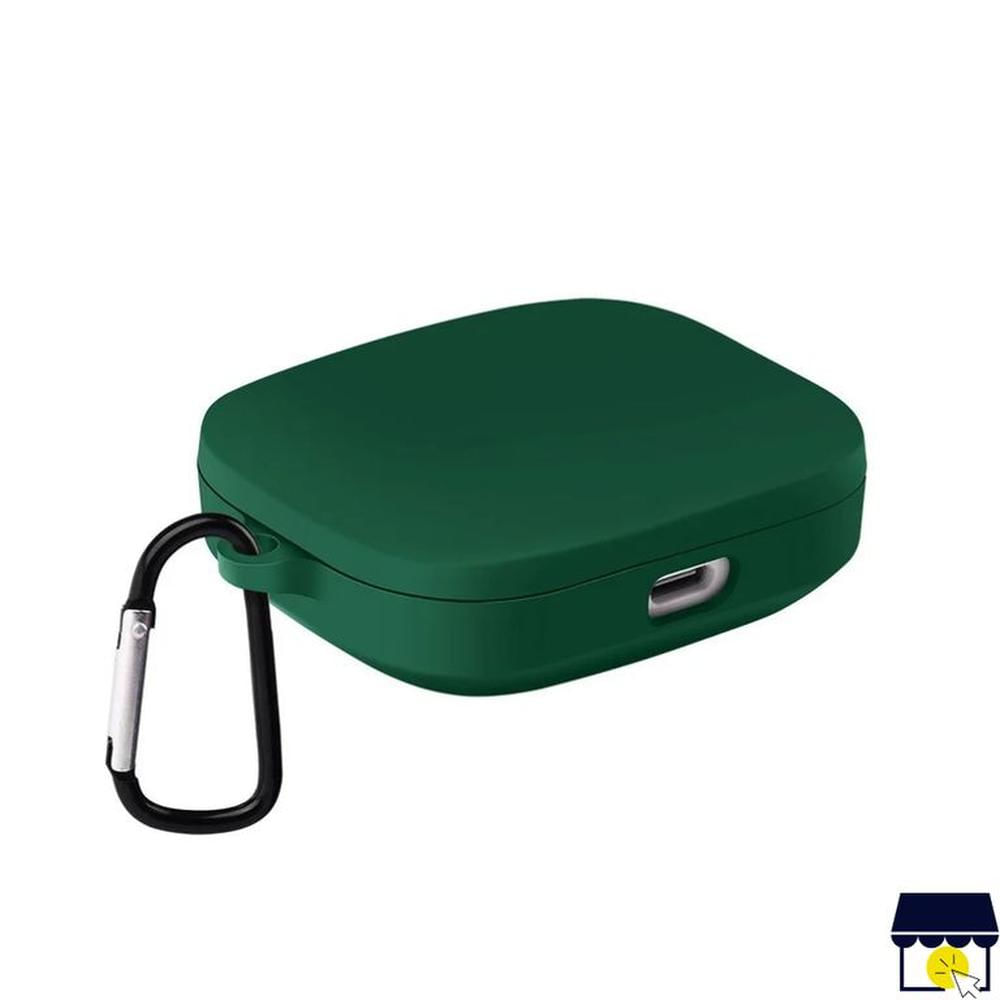 Case funda de silicona para Xiaomi Redmi Buds 6 Active - Verde oscuro