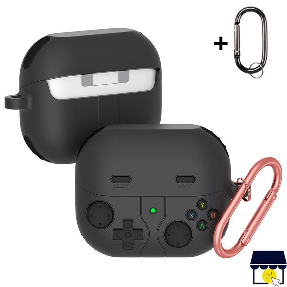 Case funda de silicona para Galaxy Buds 3 3 Pro - Negro