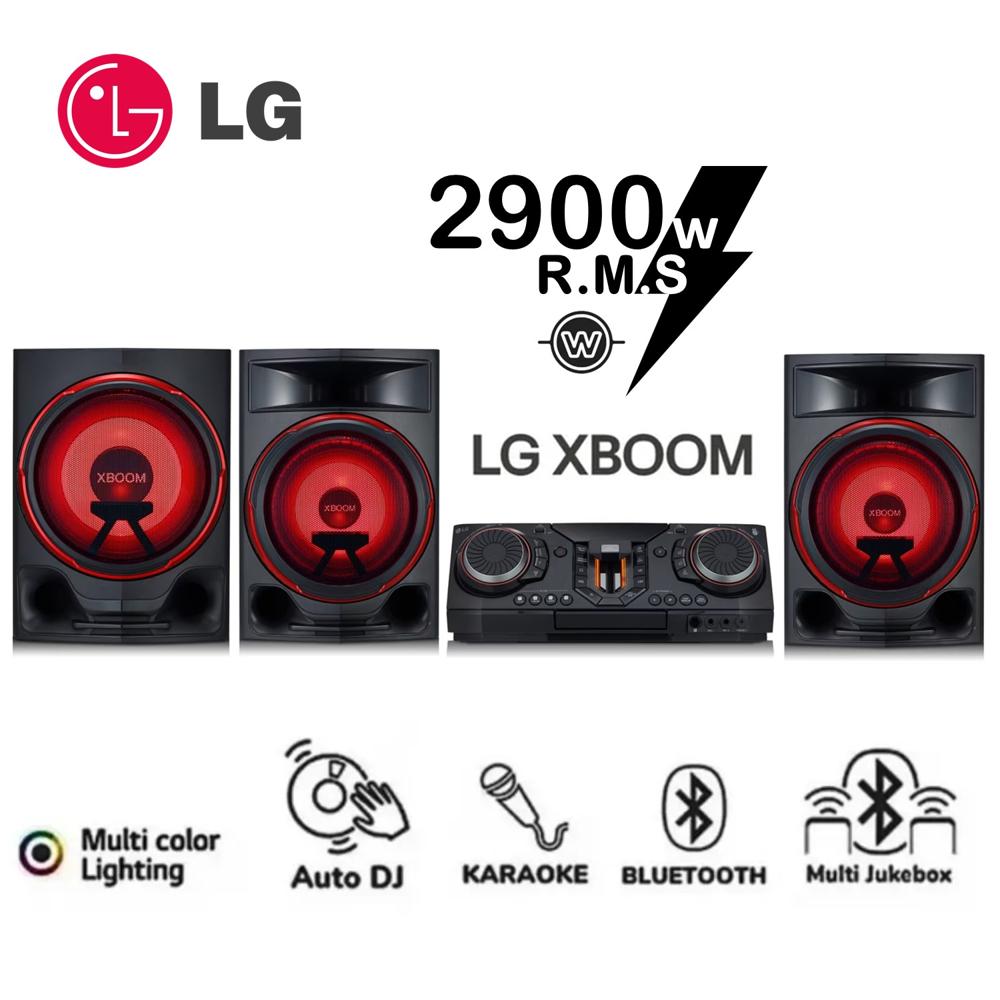 Minicomponente LG XBOOM CL88 2900W Bluetooth Karaoke Party Link