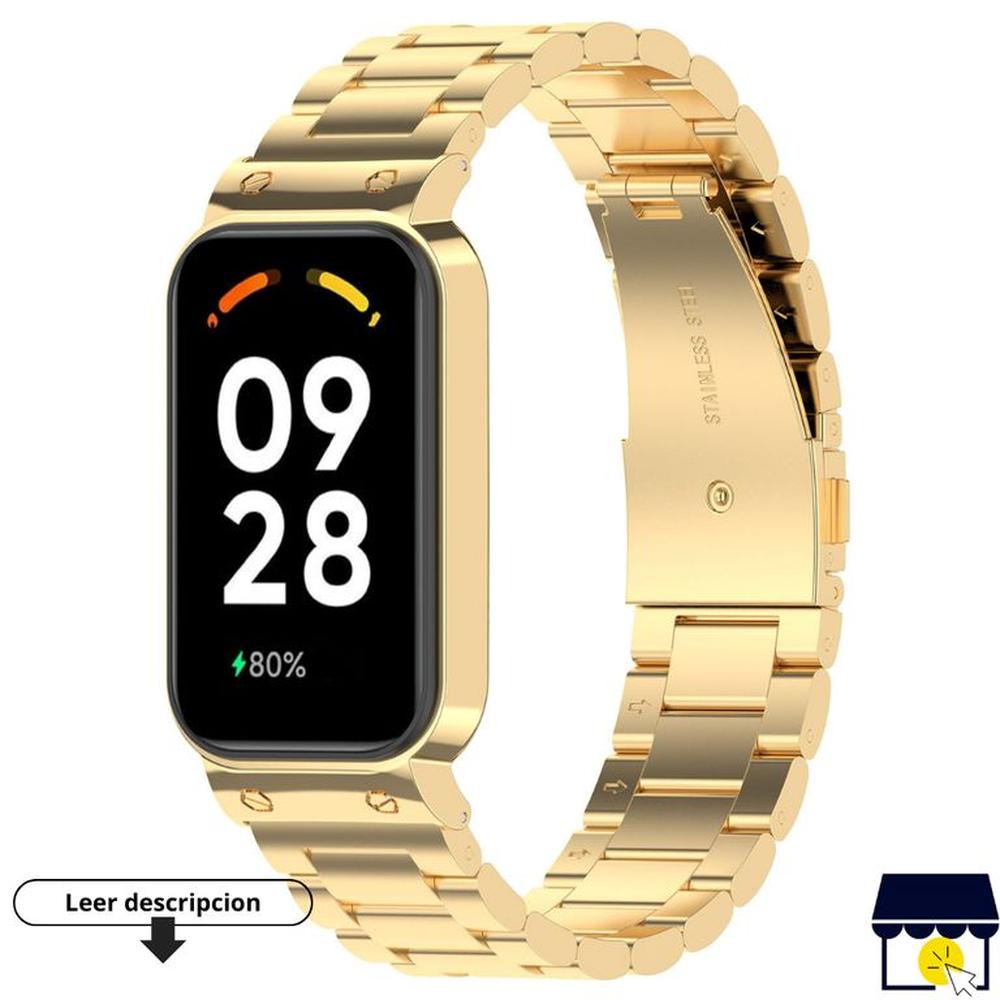 Correa de acero inoxidable para Xiaomi Redmi Band 2 - Dorado