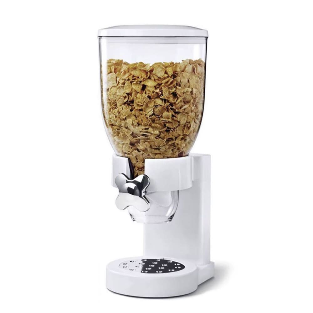 Dispensador De Cereales Blanco Duradero Multiusos Organizador