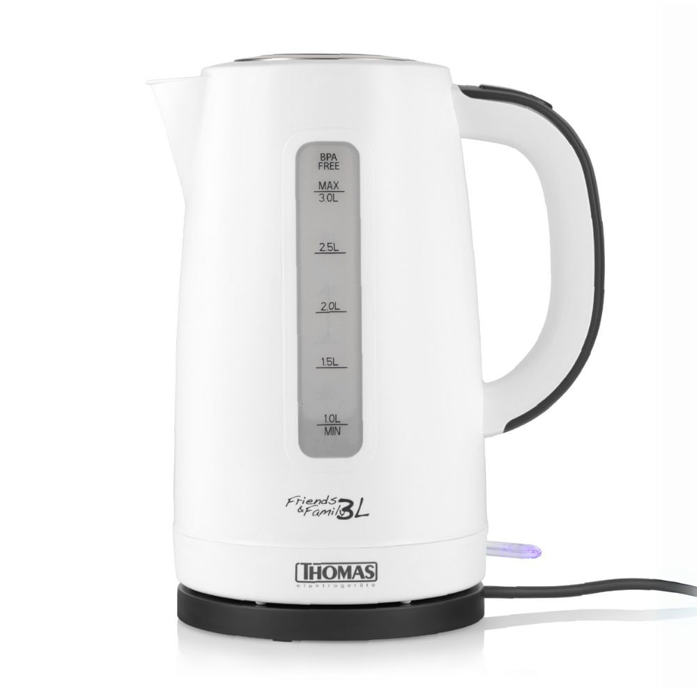 Hervidor Eléctrico Thomas Th-4351 3L 2200W Blanco