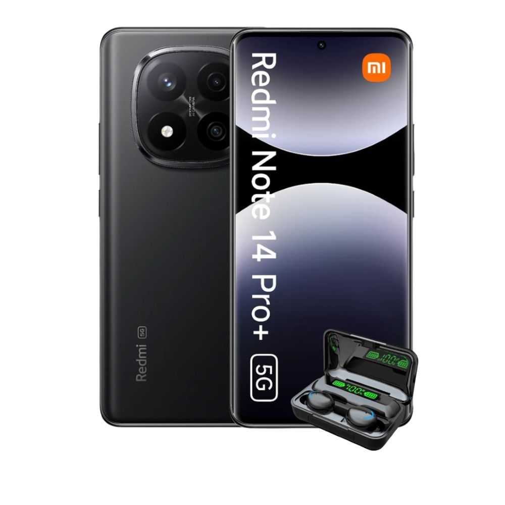 Celular Redmi Note 14 Pro Plus 5G 12 Ram-512Gb con Audifono Inalambrico Regalo