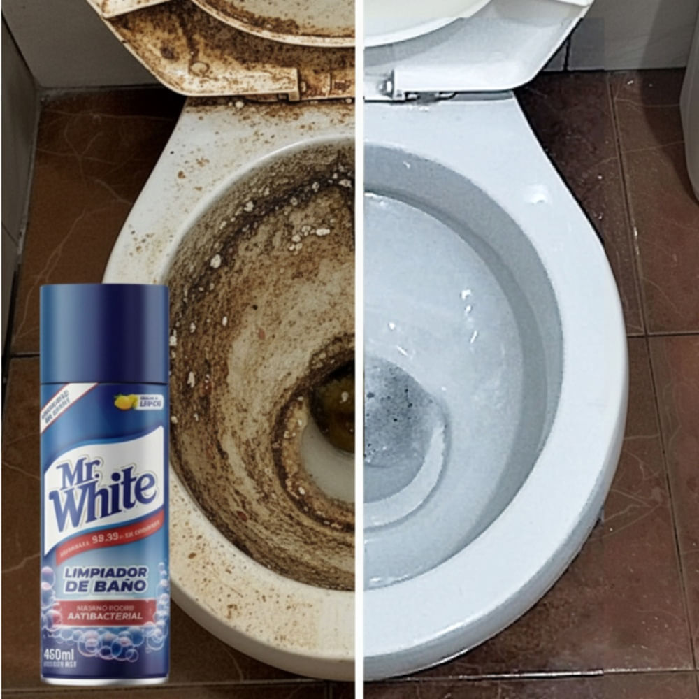 LIMPIADOR DE BAÑO MR WHITE LIMPIADOR DE BAÑO MR WHITE