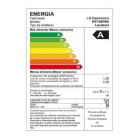 LAVADORA LG TURBODRUM CARGA SUPERIOR 13KG WT13BPBK - NEGRO