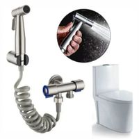 Set Combo Ducha Bide Satinado Completo Acero SS201
