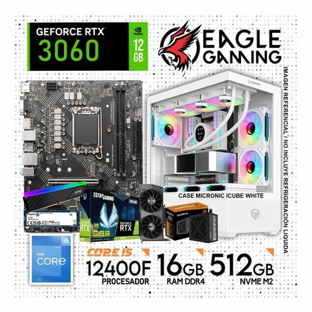 PC GAMER CORE I5 12400F, GRAFICA RTX 3060 DE 12GB, RAM 16GB DE RAM, SSD 512GB PC GAMER CORE I5 12400F- GRAFICA RTX 3060 DE 12GB-RAM 16GB DE RAM-SSD 512GB PC GAMER CORE I5 12400F, GRAFICA RTX 3060 DE 12GB, RAM 16GB DE RAM, SSD 512GB PC GAMER CORE I5 12400F- GRAFICA RTX 3060 DE 12GB-RAM 16GB DE RAM-SSD 512GB