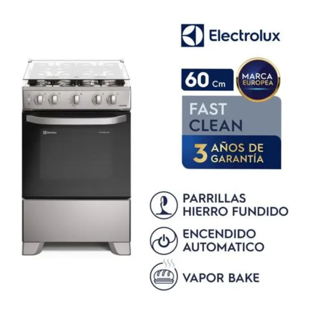 Cocina a Gas Electrolux 4 Hornillas FE4ISR