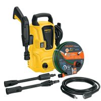 Hidrolavadora Eléctrica Portatil 1200W 1500PSI 28155 + Manguera 20mt 16052 PRETUL