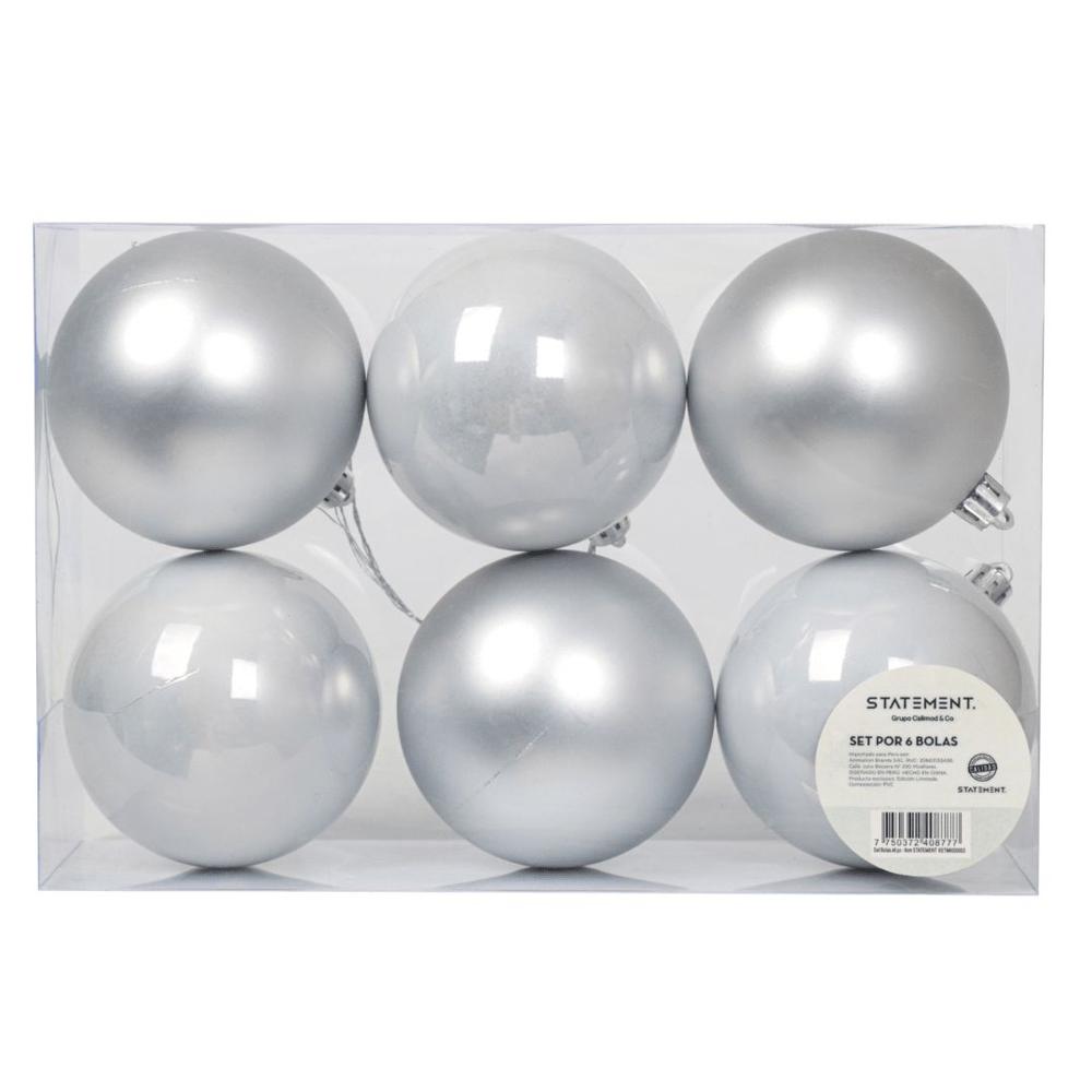 Set de Bolas Navideñas Barbie X6 unds 10cm Modelo 3