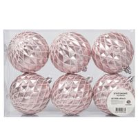 Set de Bolas Navideñas Barbie X6 unds 8cm Modelo 5