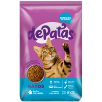 Alimento para Gatos DE PATAS Adulto Bolsa 9Kg