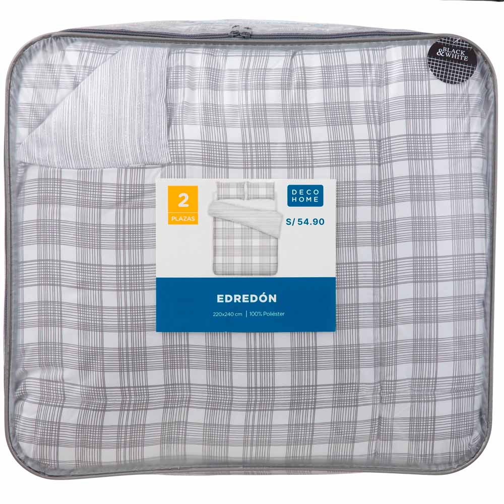 Edredones DECO HOME Black&White D1 2 Plazas