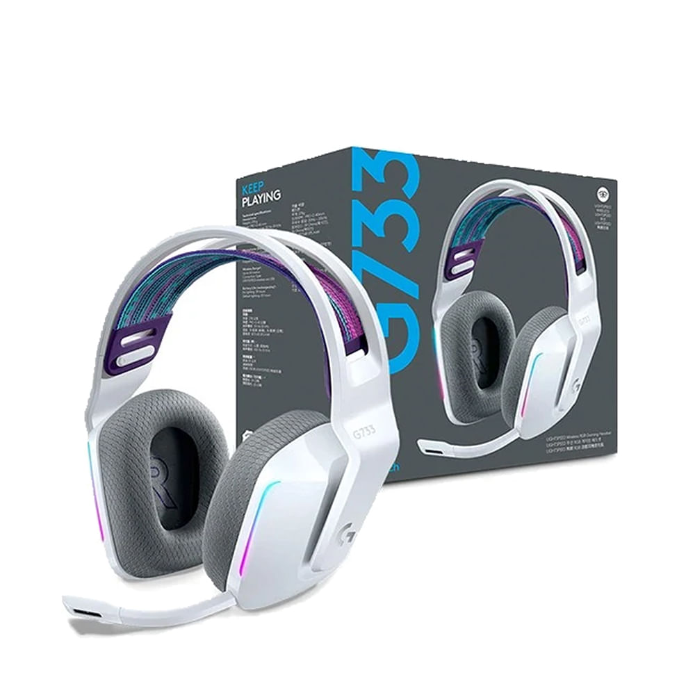 Audifono C/Microfono. Logitech G733 Blanco