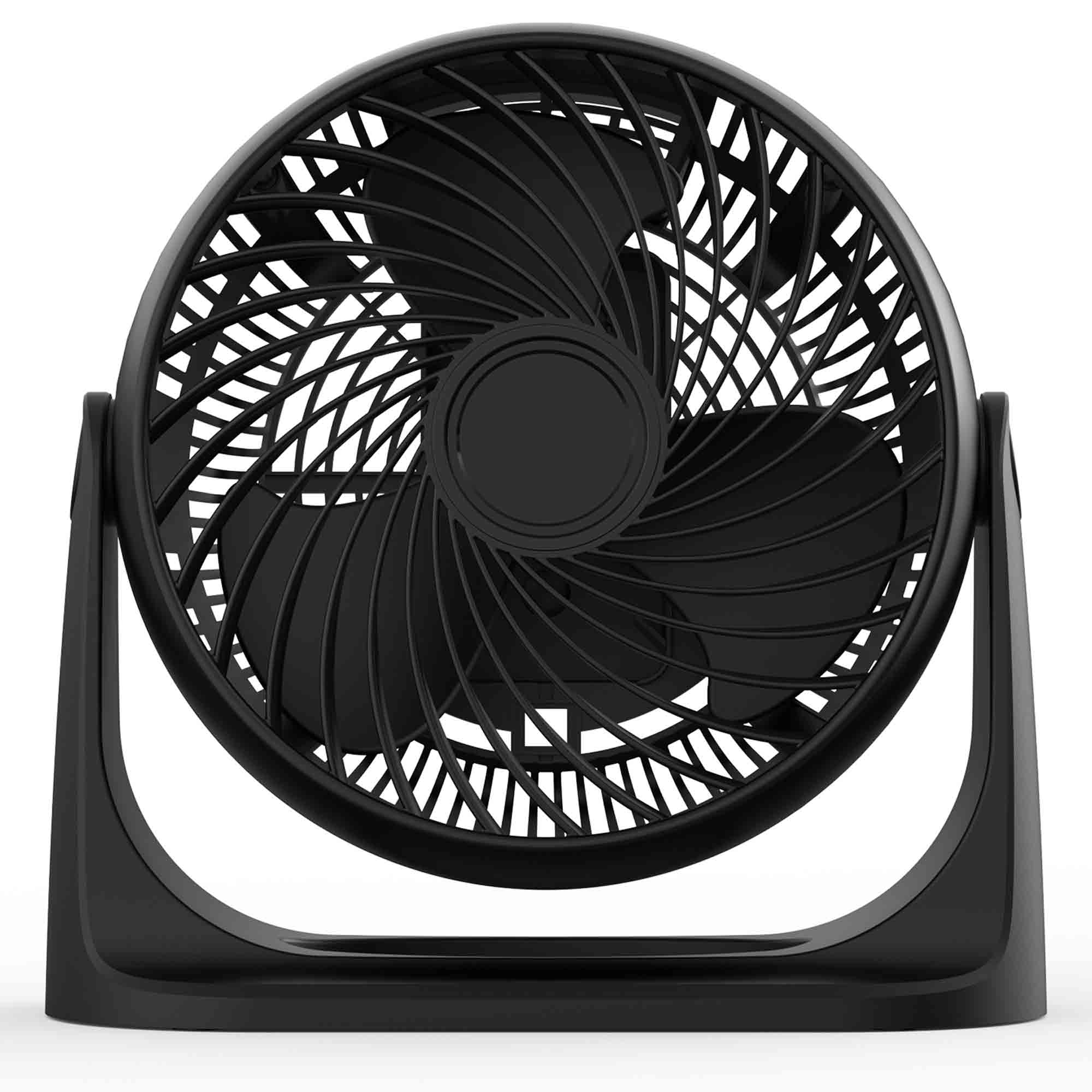 Recirculador BLACKLINE Alta Velocidd 8'' BL-AFN009CPE Negro