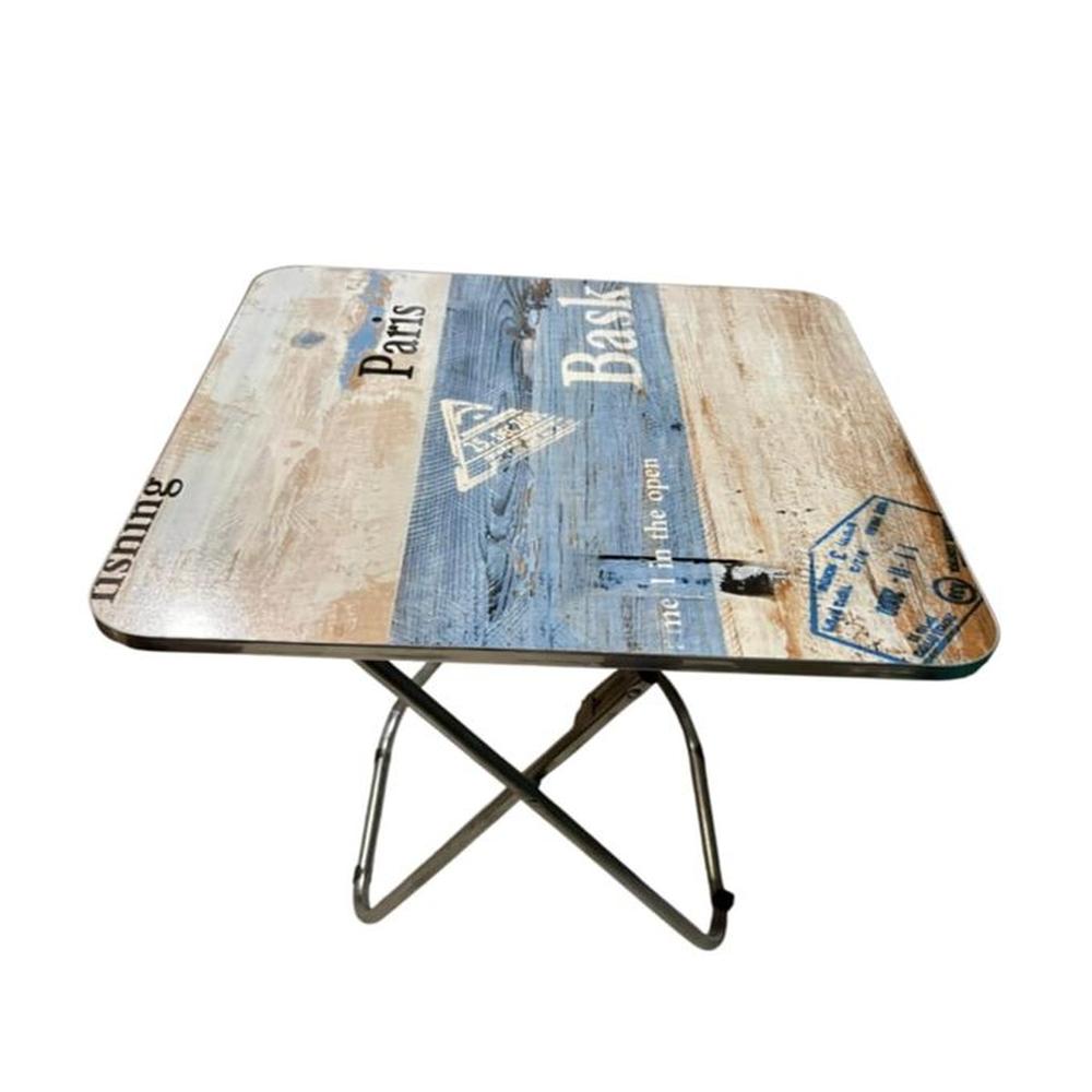 Mesa Plegable Cuadrada 70cm Portatil PIcnic Multiusos Oficina Hogar