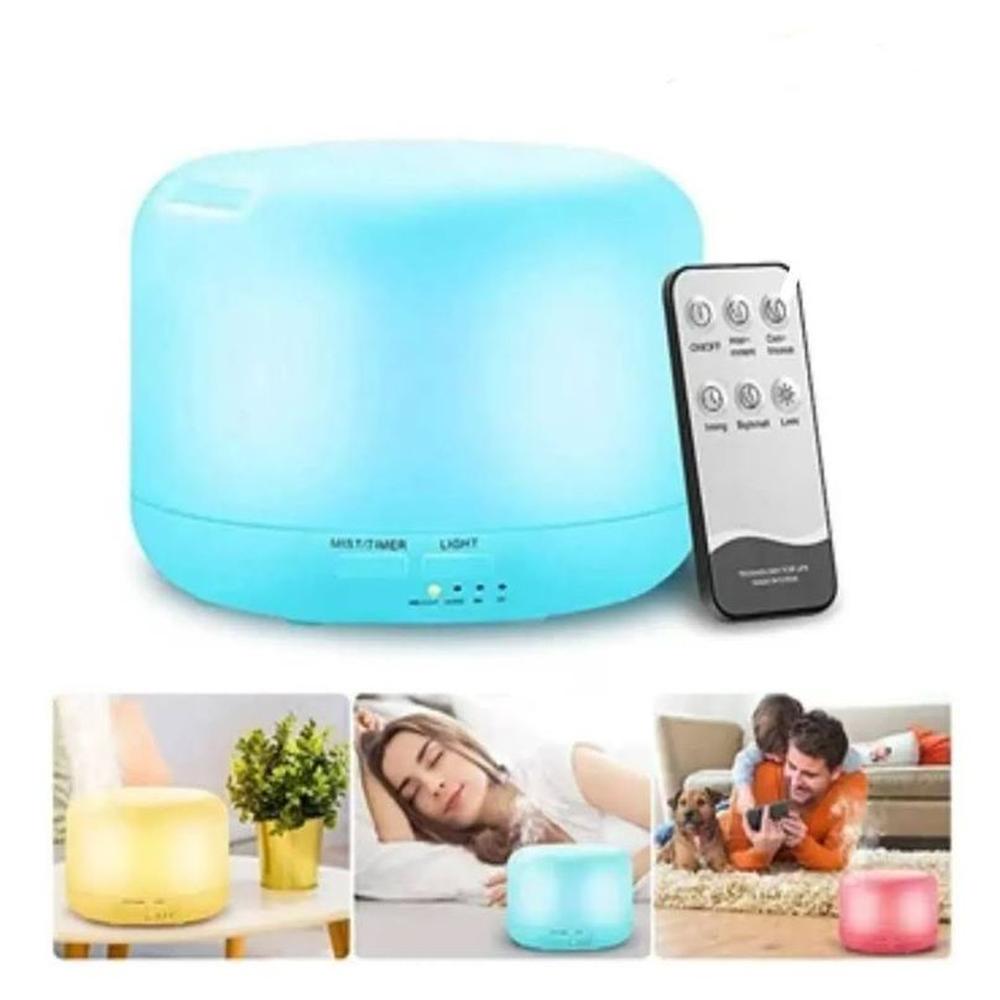 Aromatizador Difusor De Aromas y Aceites Ultrasónico led 500 ml