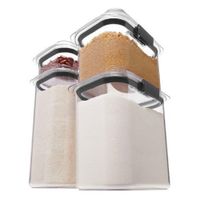 Set de 4 herméticos de plastico Brilliance Rubbermaid Tritan 1994251