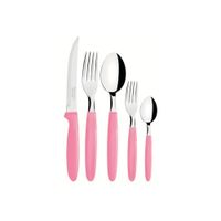 Juego de Cubiertos Ipanema Rosado 30 Piezas, Diseño Sofisticado