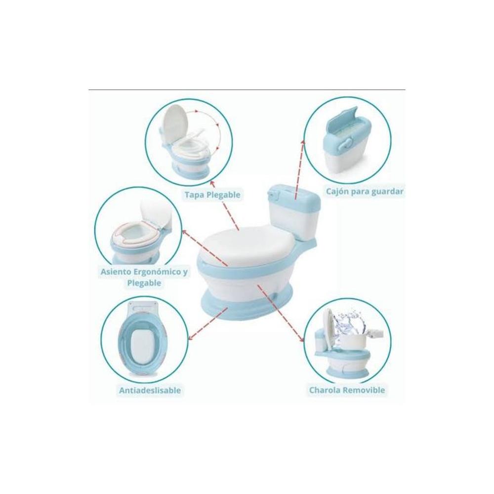 Inodoro Entrenador CON SONIDO para niños de 1 a 6 años